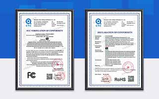 中航軟件榮獲FCC、RoHS認證證書(shū)